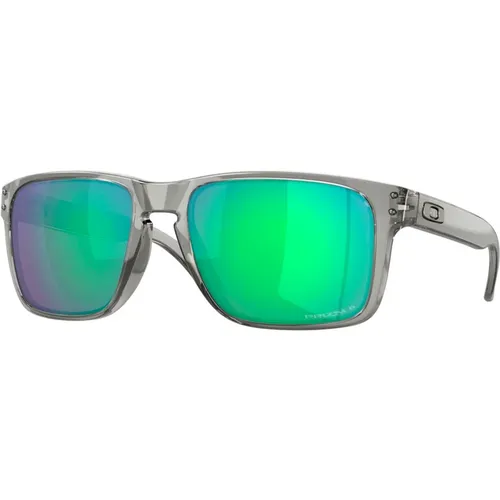 Holbrook XL Sonnenbrille - Grau Ink/Prizm Jade , Herren, Größe: 59 MM - Oakley - Modalova