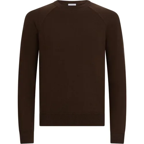 Cashmere Knitwear, male, , Size: M Cashmere Crewneck Sweater - Malo - Modalova