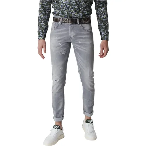 Slim-Fit Ritchie Jeans , male, Sizes: W29, W38 - Dondup - Modalova