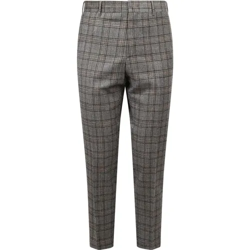 Grey Wool Trousers with Fancy Design , male, Sizes: M, S, XL - PT Torino - Modalova