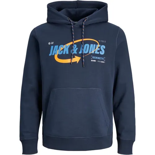 Schwarzer Kapuzenpullover , Herren, Größe: XL - jack & jones - Modalova