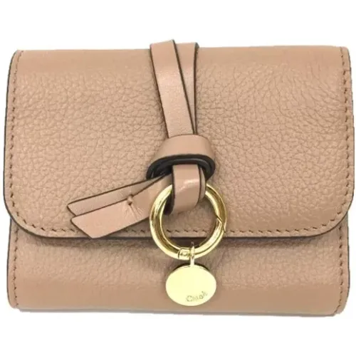 Pre-owned Wallets, female, , Size: ONE SIZE Pre-owned Leather wallets - Chloé Pre-owned - Modalova