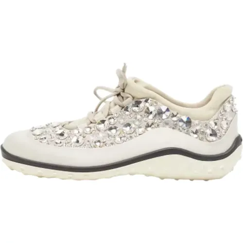 Pre-owned Sneakers, female, , Size: 9 US Pre-owned Fabric sneakers - Miu Miu Pre-owned - Modalova