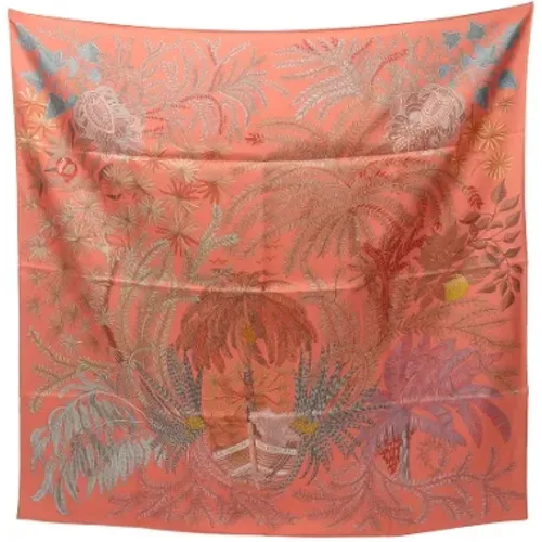 Pre-owned Silk scarves , female, Sizes: ONE SIZE - Hermès Vintage - Modalova