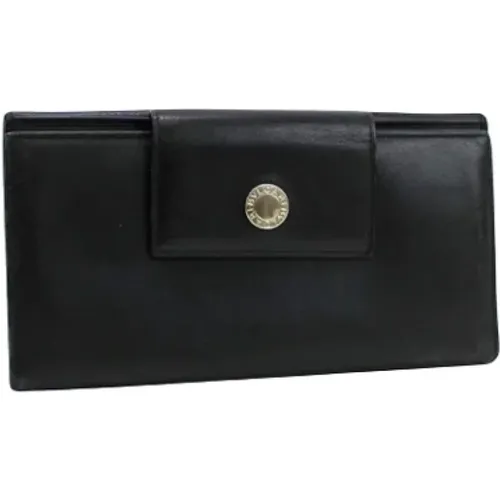 Pre-owned Wallets, female, , Size: ONE SIZE Pre-owned Leather wallets - Bvlgari Vintage - Modalova