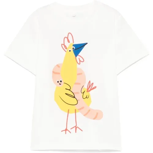 Baumwoll-T-Shirt im 101C-Stil - Stella Mccartney - Modalova