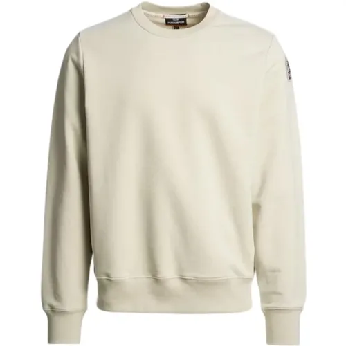 Sweatshirts, male, , Size: 2XL Soft Cotton Round Neck Sweater - Parajumpers - Modalova