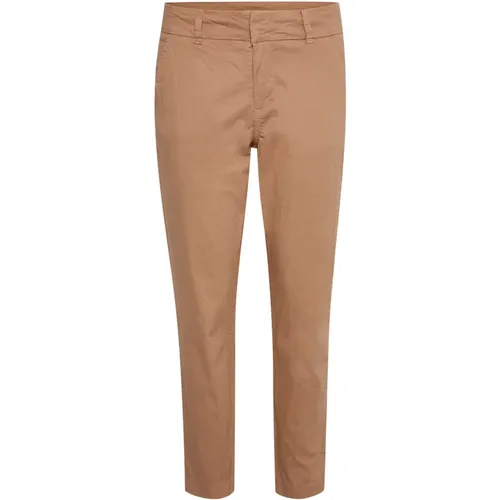 Casual Fit Sepia Tint Hose , Damen, Größe: M - Part Two - Modalova