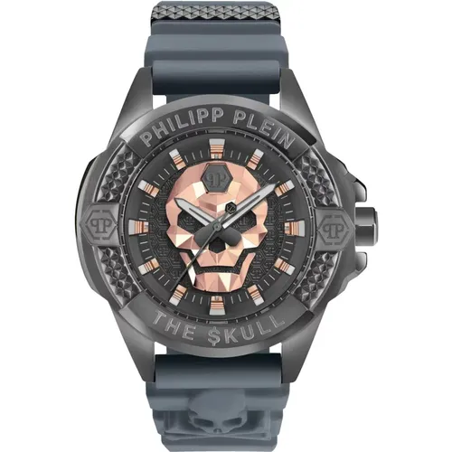 Watches, male, , Size: ONE SIZE The $kull Watch - Philipp Plein - Modalova