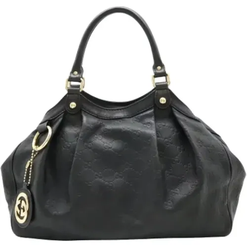 Pre-owned Tote Bags, female, , Size: ONE SIZE Pre-owned Leather gucci-bags - Gucci Vintage - Modalova