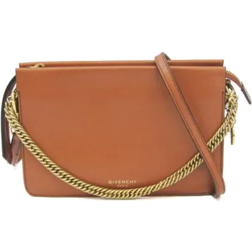 Pre-owned Cross Body Bags, female, , Size: ONE SIZE Pre-owned Leather shoulder-bags - Givenchy Pre-owned - Modalova