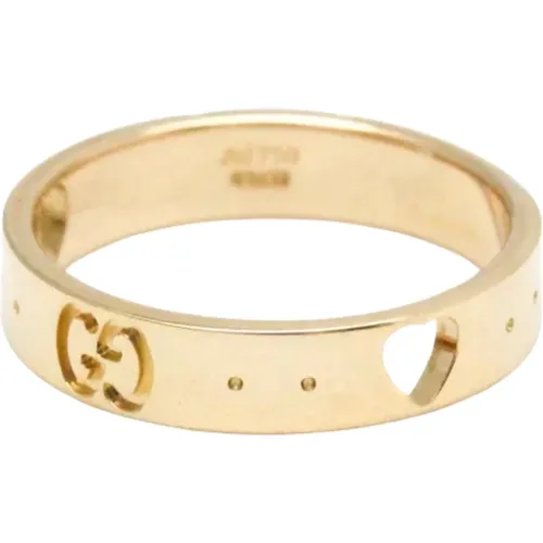 Pre-owned Rose Gold rings , female, Sizes: ONE SIZE - Gucci Vintage - Modalova