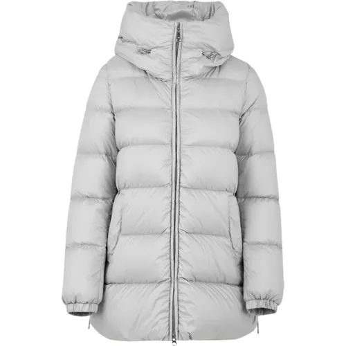 Front Zip Closure Hooded Jacket , female, Sizes: S, XS, 2XS - add - Modalova