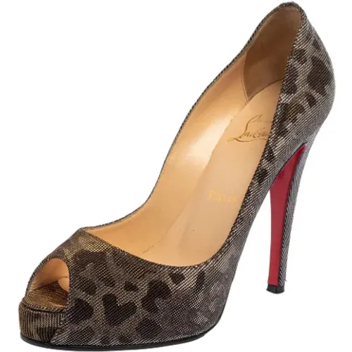 Pre-owned Pumps, female, , Size: 8 US Pre-owned Fabric heels - Christian Louboutin Pre-owned - Modalova