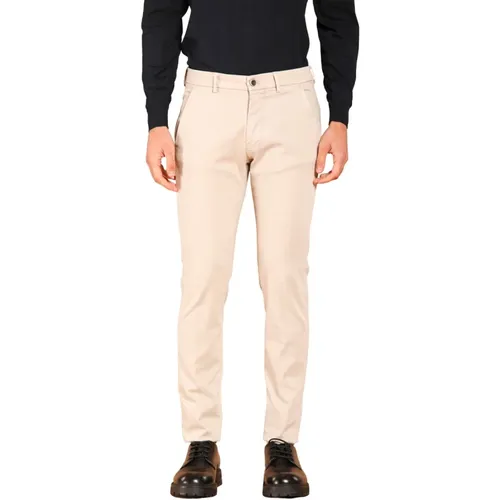 Schmale Gabardine Chino Hose , Herren, Größe: S - Mason's - Modalova