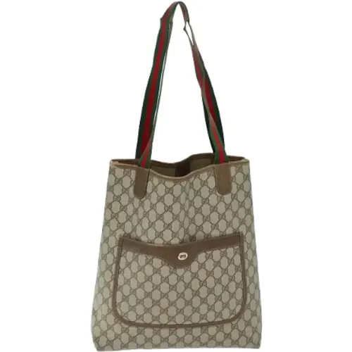 Pre-owned Tote Bags, female, , Size: ONE SIZE Pre-owned Leather totes - Gucci Vintage - Modalova