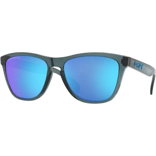 Sunglasses Frogskins OO 9019,Matte Sunglasses with Prizm ,Crystal/Prizm Sapphire Sunglasses - Oakley - Modalova