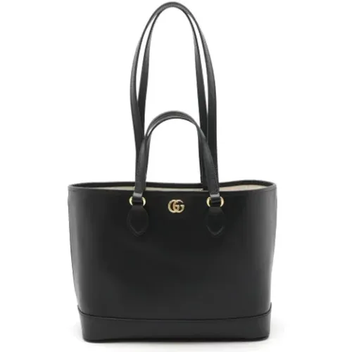 Pre-owned Tote Bags, female, , Size: ONE SIZE Pre-owned Leather totes - Gucci Vintage - Modalova