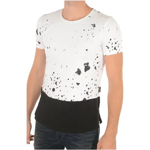 Zweifarbiges T-Shirt 1457 für Männer , Herren, Größe: XL - Goldenim paris - Modalova