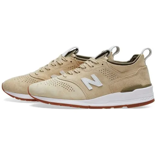 Sneakers, male, , Size: 9 US Deconstructed Mens Sneakers with Premium Suede - New Balance - Modalova