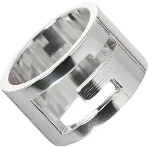 Pre-owned Jewellery, female, , Size: ONE SIZE Pre-owned Silver rings - Gucci Vintage - Modalova