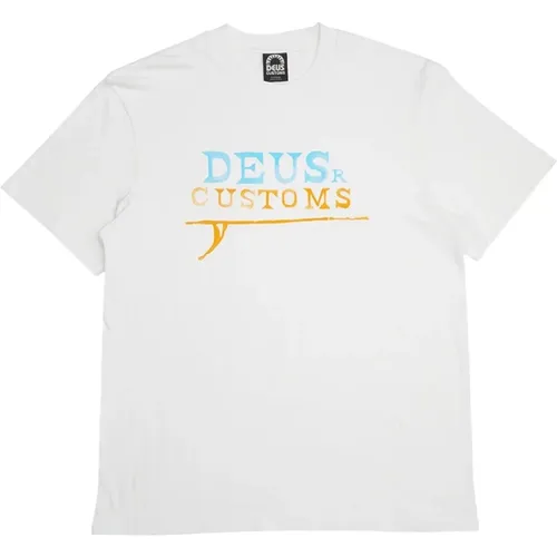 T-Shirts, male, , Size: L Wave Box Fit Tee - Deus Ex Machina - Modalova