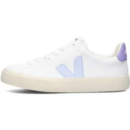 Weiße Canvas Low-Top Sneakers Campo - Veja - Modalova