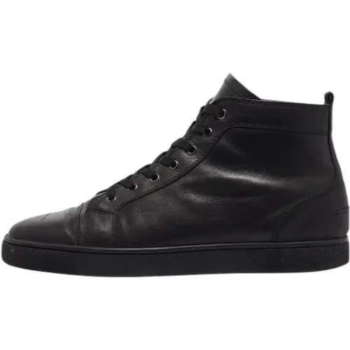 Pre-owned Sneakers, male, , Size: 12 US Pre-owned Leather sneakers - Christian Louboutin Pre-owned - Modalova