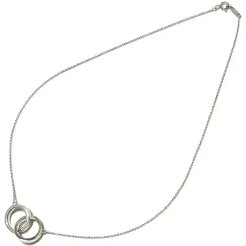 Pre-owned Jewellery, female, , Size: ONE SIZE Pre-owned Silver necklaces - Tiffany & Co. Pre-owned - Modalova