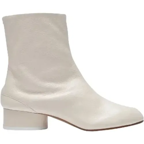 Leather Boots , female, Sizes: 3 UK, 5 1/2 UK, 5 UK, 4 1/2 UK, 7 UK - Maison Margiela - Modalova