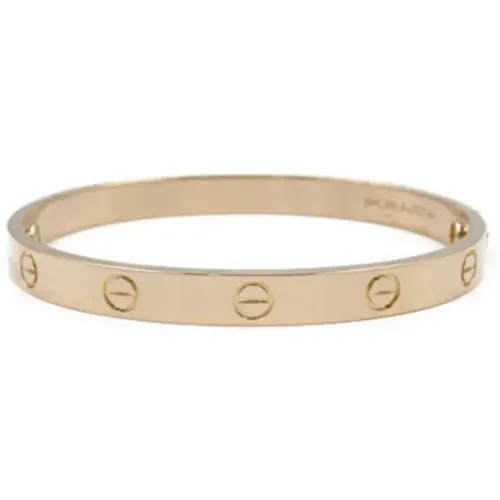 Pre-owned Jewellery, female, , Size: ONE SIZE Pre-owned Rose Gold bracelets - Cartier Vintage - Modalova