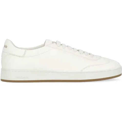 Ivory Leather Sneakers for Men , male, Sizes: 9 1/2 UK, 6 UK, 9 UK, 8 UK, 8 1/2 UK, 7 1/2 UK, 7 UK, 10 UK - Church's - Modalova