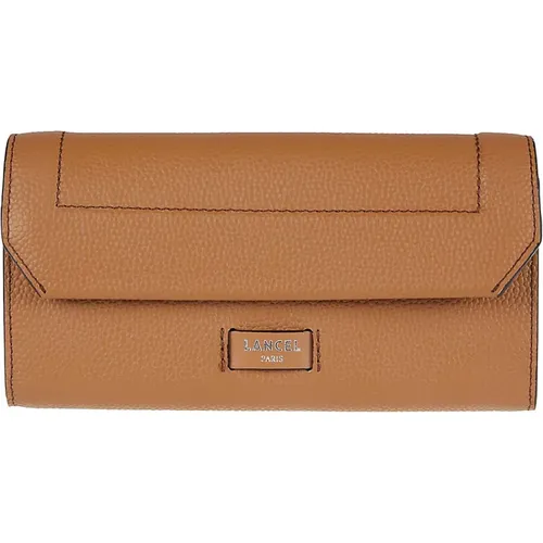 Slim Flap Wallet Camel Ninon , female, Sizes: ONE SIZE - Lancel - Modalova