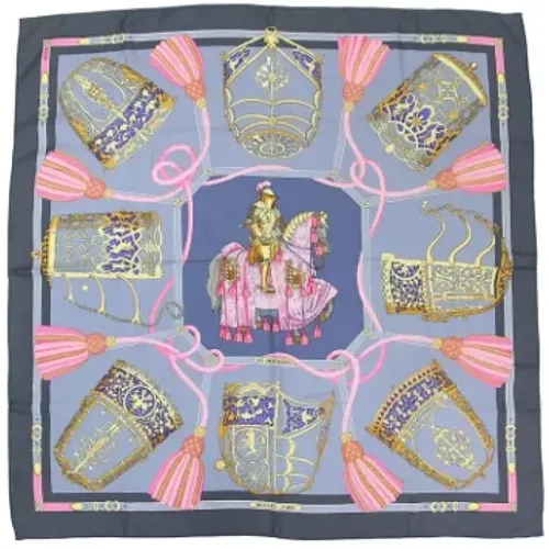 Pre-owned Scarves, female, , Size: ONE SIZE Pre-owned Silk scarves - Hermès Vintage - Modalova