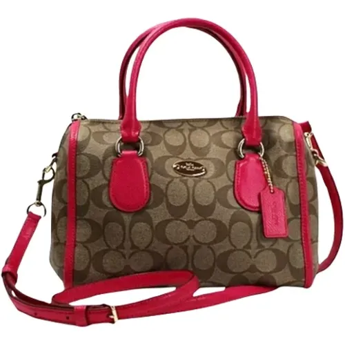 Pre-owned Cross Body Bags, female, , Size: ONE SIZE Pre-owned Canvas handbags - Coach Pre-owned - Modalova