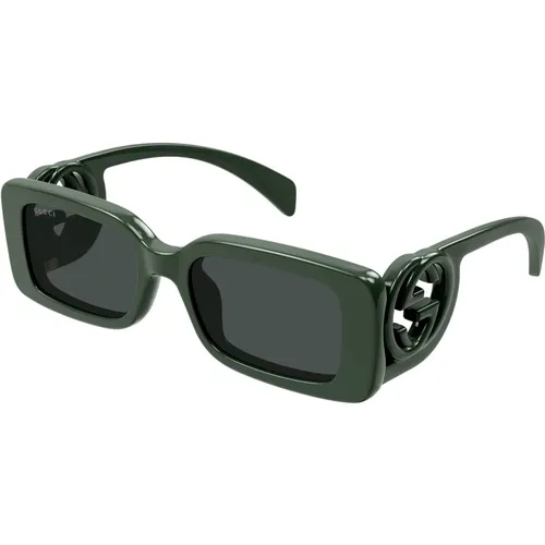 Grey/Smoke Sunglasses Gg1325S , female, Sizes: 54 MM - Gucci - Modalova