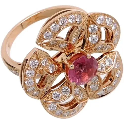 Pre-owned Jewellery, female, , Size: ONE SIZE Pre-owned Rose Gold rings - Bvlgari Vintage - Modalova