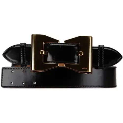 Pre-owned Belts, female, , Size: ONE SIZE Pre-owned Leather belts - Gucci Vintage - Modalova