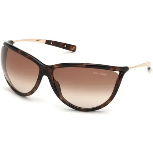 Havana Frame Sunglasses, Upgrade Your Style , male, Sizes: 70 MM - Tom Ford - Modalova