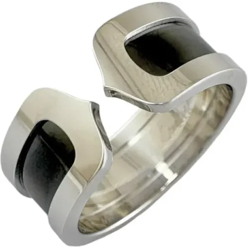 Pre-owned Jewellery, female, , Size: ONE SIZE Pre-owned White Gold rings - Cartier Vintage - Modalova