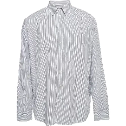 Pre-owned Shirts, male, , Size: S Pre-owned Cotton tops - Armani Pre-owned - Modalova