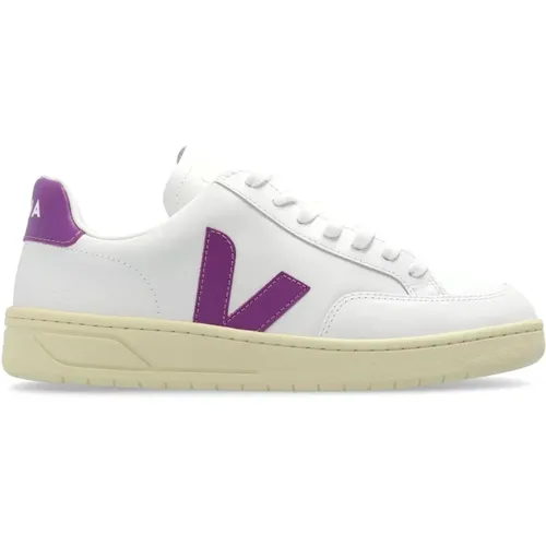 Sneakers, female, , Size: 6 US V-12 Leather Sneakers - Veja - Modalova