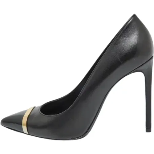 Pre-owned Pumps, female, , Size: 9 1/2 US Pre-owned Leather heels - Yves Saint Laurent Vintage - Modalova