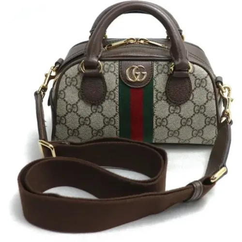 Pre-owned Handbags, female, , Size: ONE SIZE Pre-owned Canvas gucci-bags - Gucci Vintage - Modalova