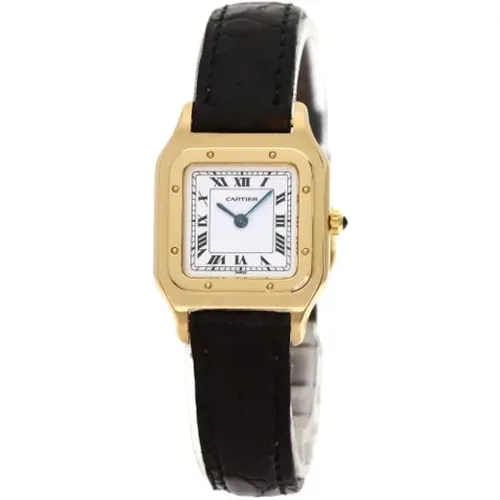 Pre-owned Watches, female, , Size: ONE SIZE Pre-owned Gold watches - Cartier Vintage - Modalova