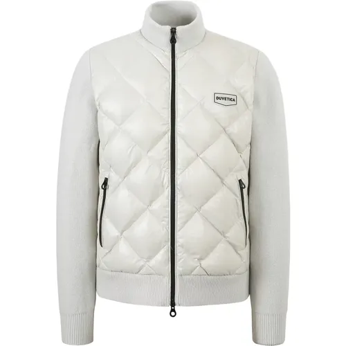 Diamant-Quilted Hybrid Leichte Daunenjacke , Herren, Größe: M - duvetica - Modalova