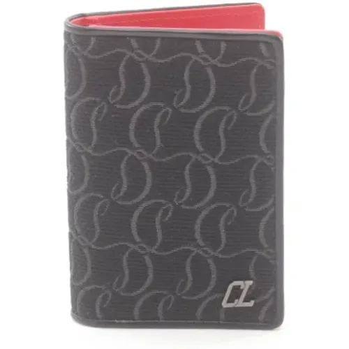 Pre-owned Wallets, female, , Size: ONE SIZE Pre-owned Canvas wallets - Christian Louboutin Pre-owned - Modalova