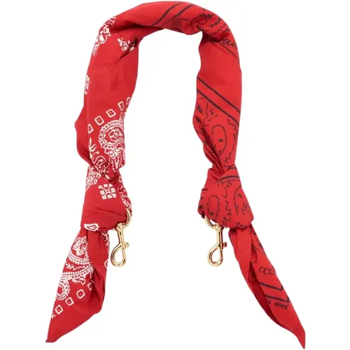 Scarves, female, , Size: ONE SIZE Bandana Strap - Marc Jacobs - Modalova