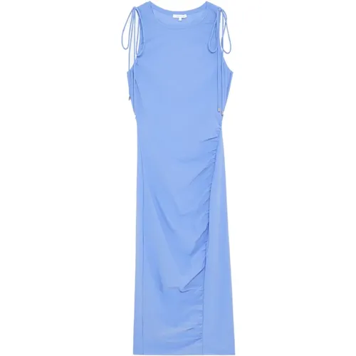 Evoluzione Midi Kleid aus Technischem Jersey , Damen, Größe: L - PATRIZIA PEPE - Modalova