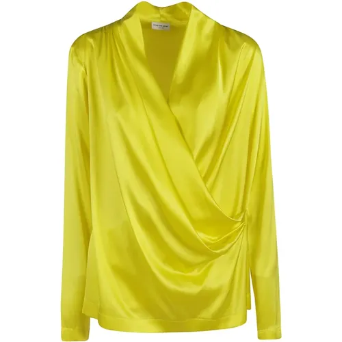 Bright Blouson Shirts , female, Sizes: L - Dries Van Noten - Modalova